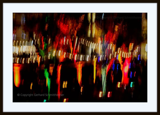 Weihnachtsbeleuchtung / Illumination Aliceplatz Bad Nauheim  / "Lichtmalerei"